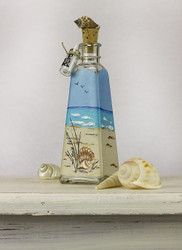 Seaside Message in a Bottle